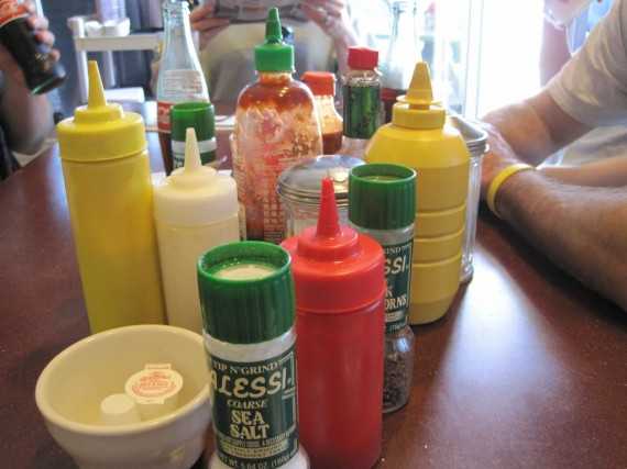 Counter Cafe Condiments